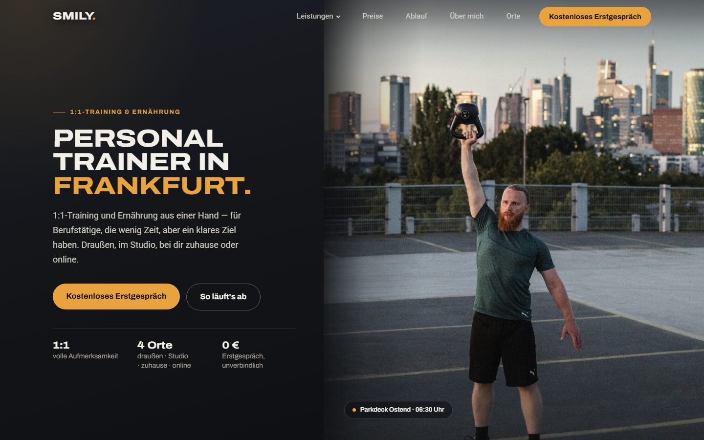Personal Training Frankfurt am Rechner